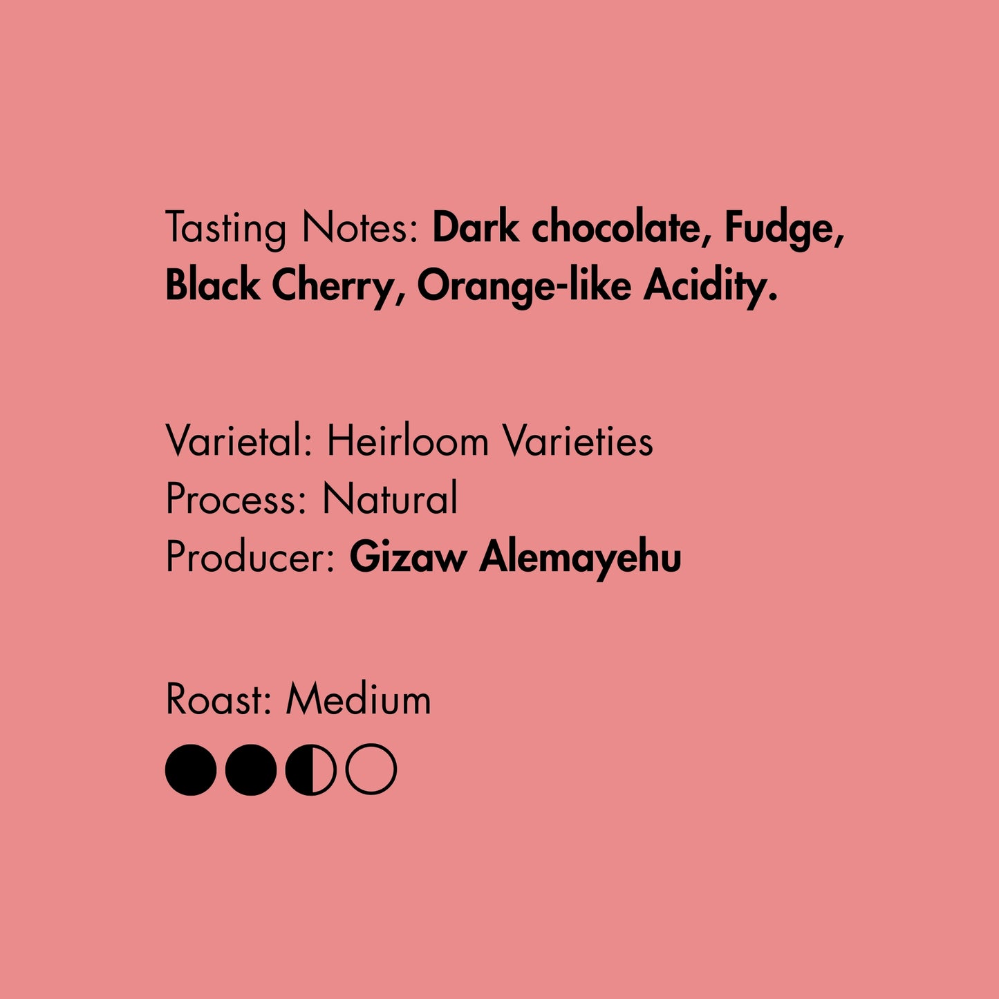 Ethiopia - Yirgacheffe, Rachia