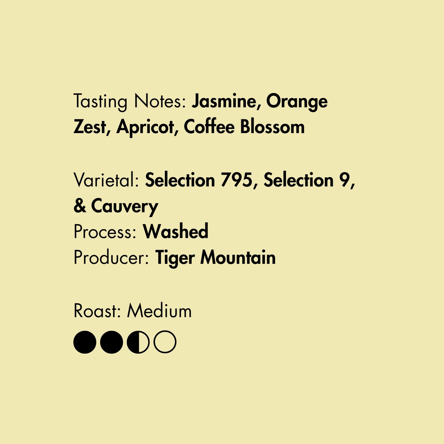 India-Tiger Mountain - Single Origin