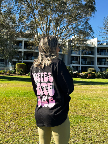 Coffee Date Club T-Shirt – Oversized Fit | 100% Cotton | Gun Cotton Exclusive