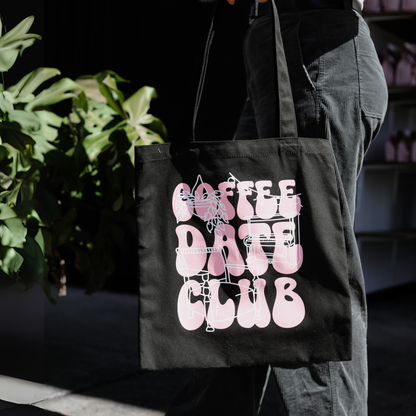 Coffee Date Club Tote Bag – Gun Cotton Exclusive