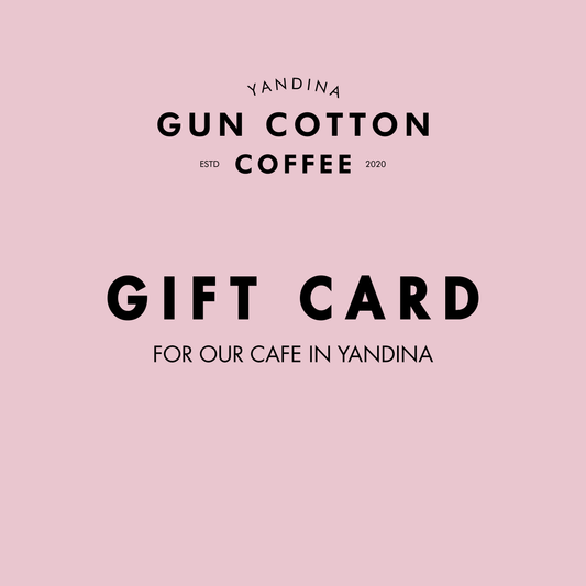 Specialty coffee at Gun Cotton Café Yandina Sunshine Coast