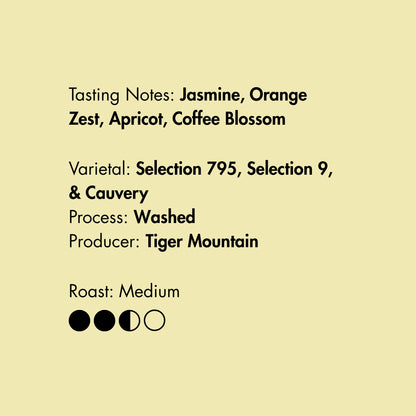 India-Tiger Mountain - Single Origin